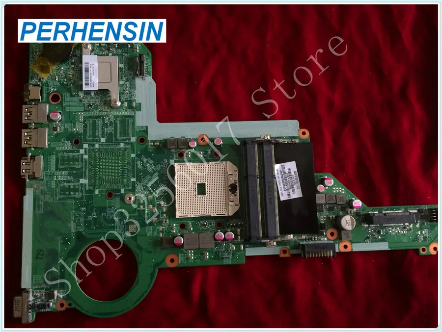 For HP 15-E043 17-E020 Laptop Motherboard  749966-501 DA0R75MB6C1 100% Perfect Work