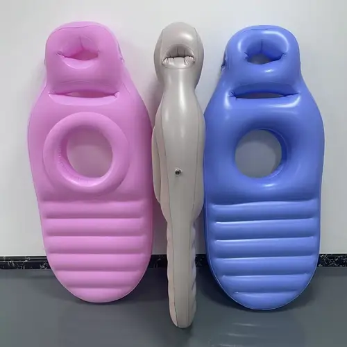 Imagen 2 del producto Almohada inflable para embarazo, estera de Yoga para mujeres embarazadas, colchón inflable, maternidad, cama corporal, almohada, estera para dormir