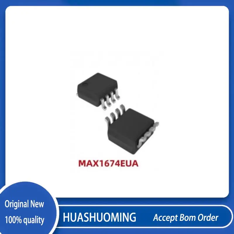 10Pcs/Lot  New  MAX1674EUA  MAX1674    MSOP-8