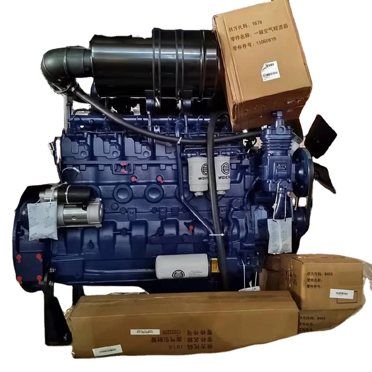 Down Payment  Weichai Engine Assembly Weichai Motor WP10 WP12 WP6G125E22 for Wheel Loader Construction Machinery