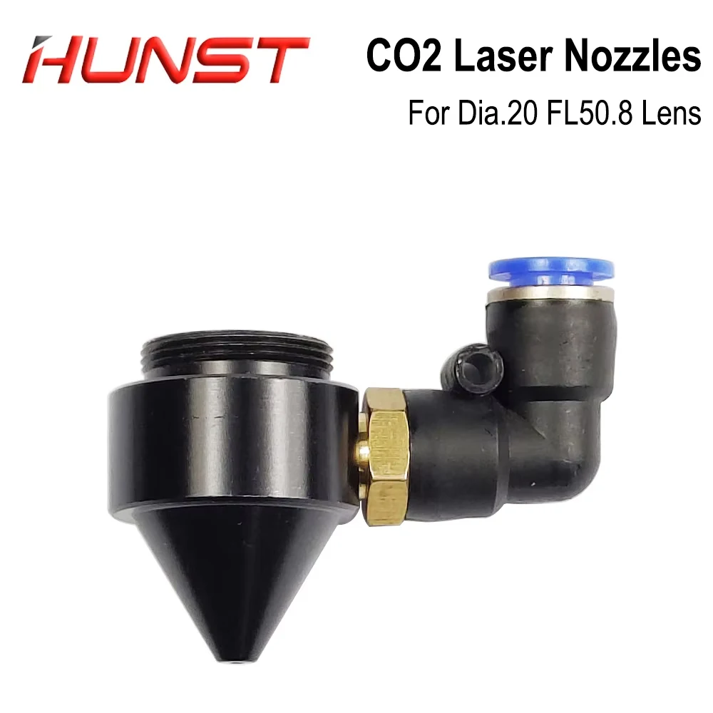 HUNST Laser Air Nozzle for Diameter 20mm FL50.8mm Lens ,for Laser Head at CO2 Cutting and Engraving Machine