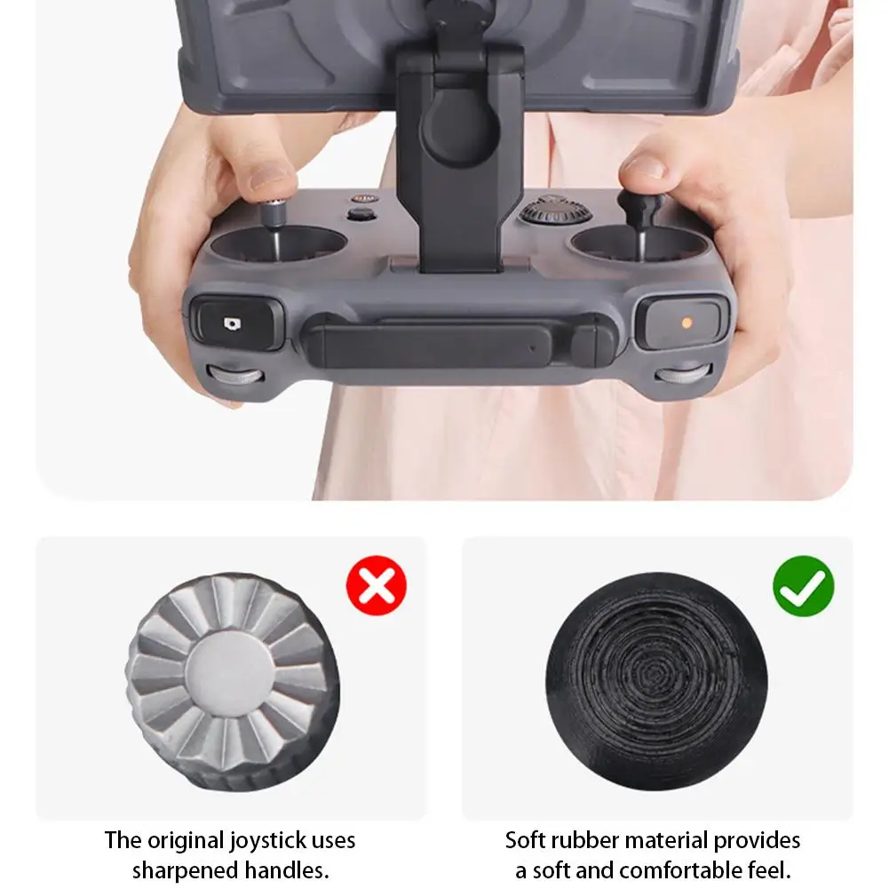 Per DJI RC PRO2 Cappucci per impugnatura per pollice per telecomando Gomma morbida Joystick per pollice Controllo schermo Accessori per joystick estesi