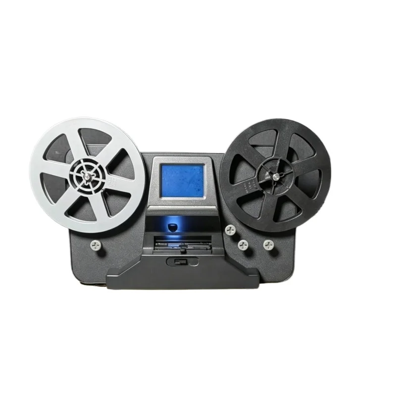 Portable 8mm Super8 Film Viewer Digitizer Convert Roll Film To Digital MP4 Video Built-in LCD Screen Film Scanner