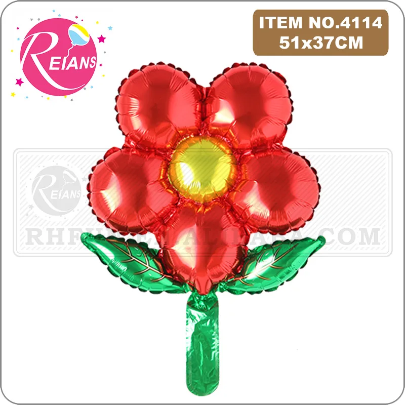 Foil Balloon flower Anniversary ac tivity Wedding Birthday Party Decoration Inflatable Air Balloon for wedding decoration globos - Detail 1