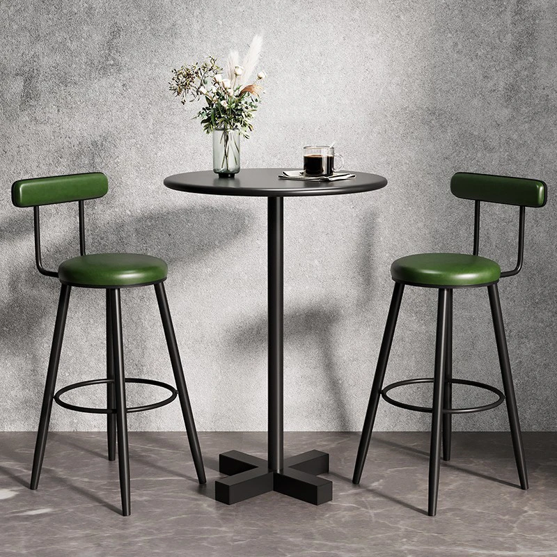 

Restaurant Nordic Bar Stools Highchairs Counter Accent Island Bar Stool Foot Designer Luxury Taburetes Altos Cocina Furniture