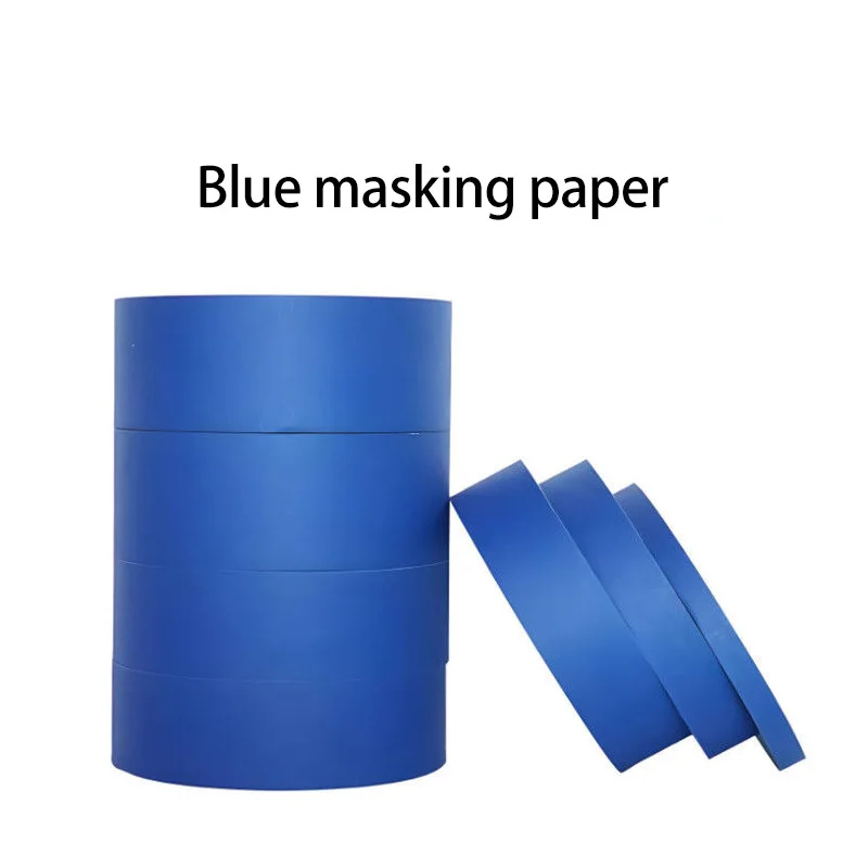 

Blue masking tape spray painting decoration masking color 3D printing office non-glue sewing paper tape