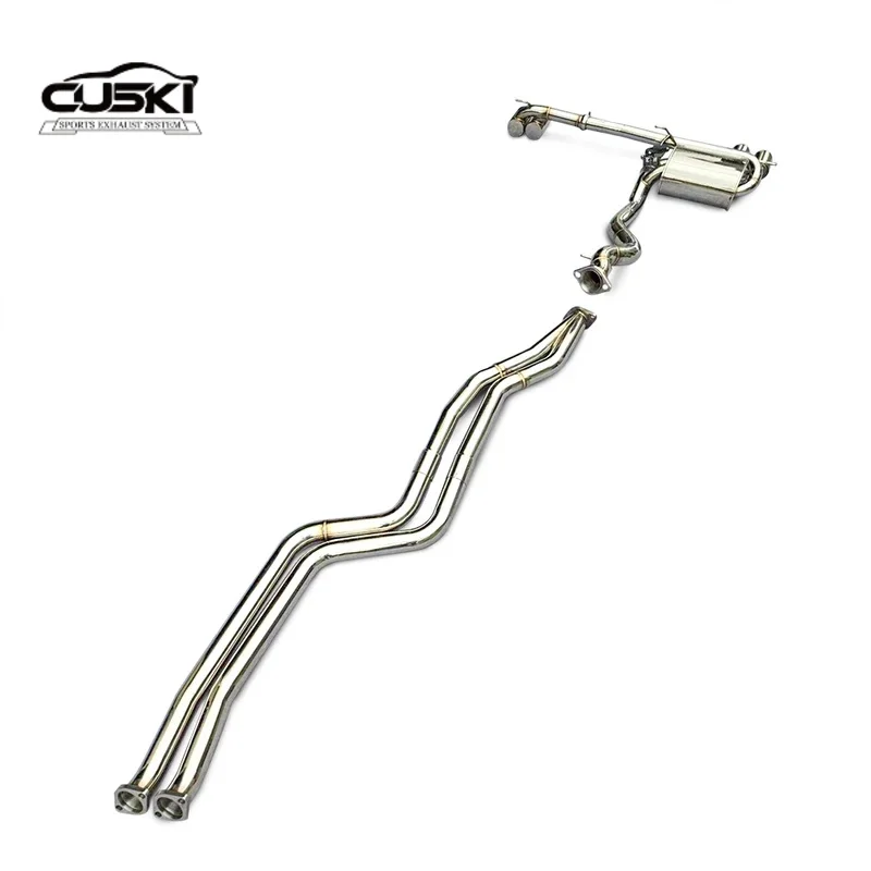 Stainless Steel Automotive  cat back intelligent valve exhaust for BMW 1M E82 3.0T N54 2012-2015 Car exhaust Increased power