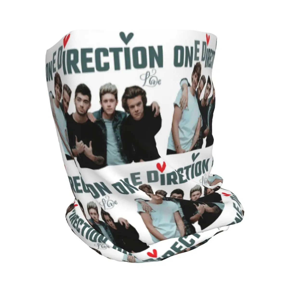 One DIrection Love Bandana Neck Cover Wrap Scarf Multifunction Headwear Beanies Hat Unisex Adult Winter