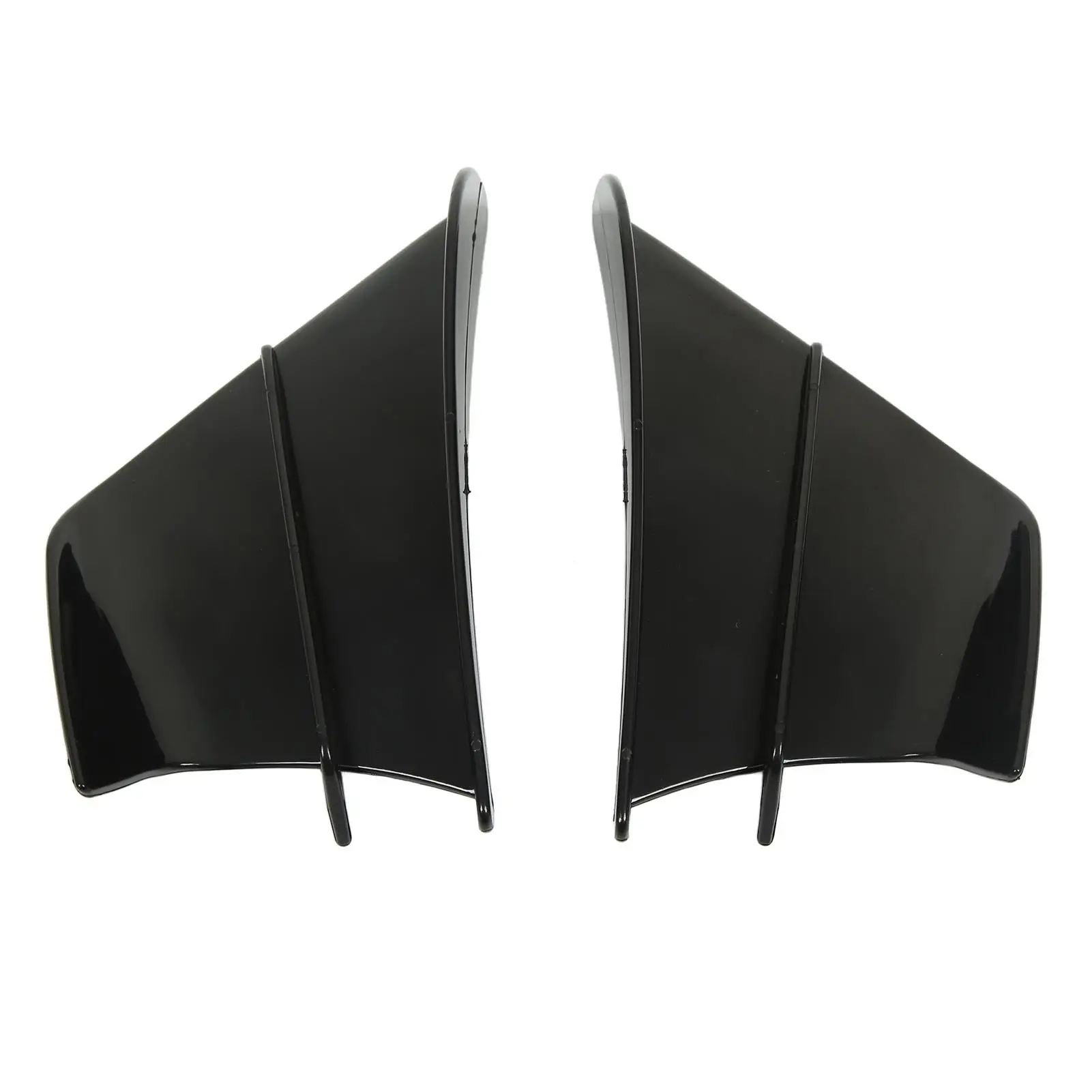 Winglets de carenagem frontal para motocicleta, spoiler, design legal, autoadesivo, superfície curvada 3d para ninja 400 ninja 250 z900 z1000