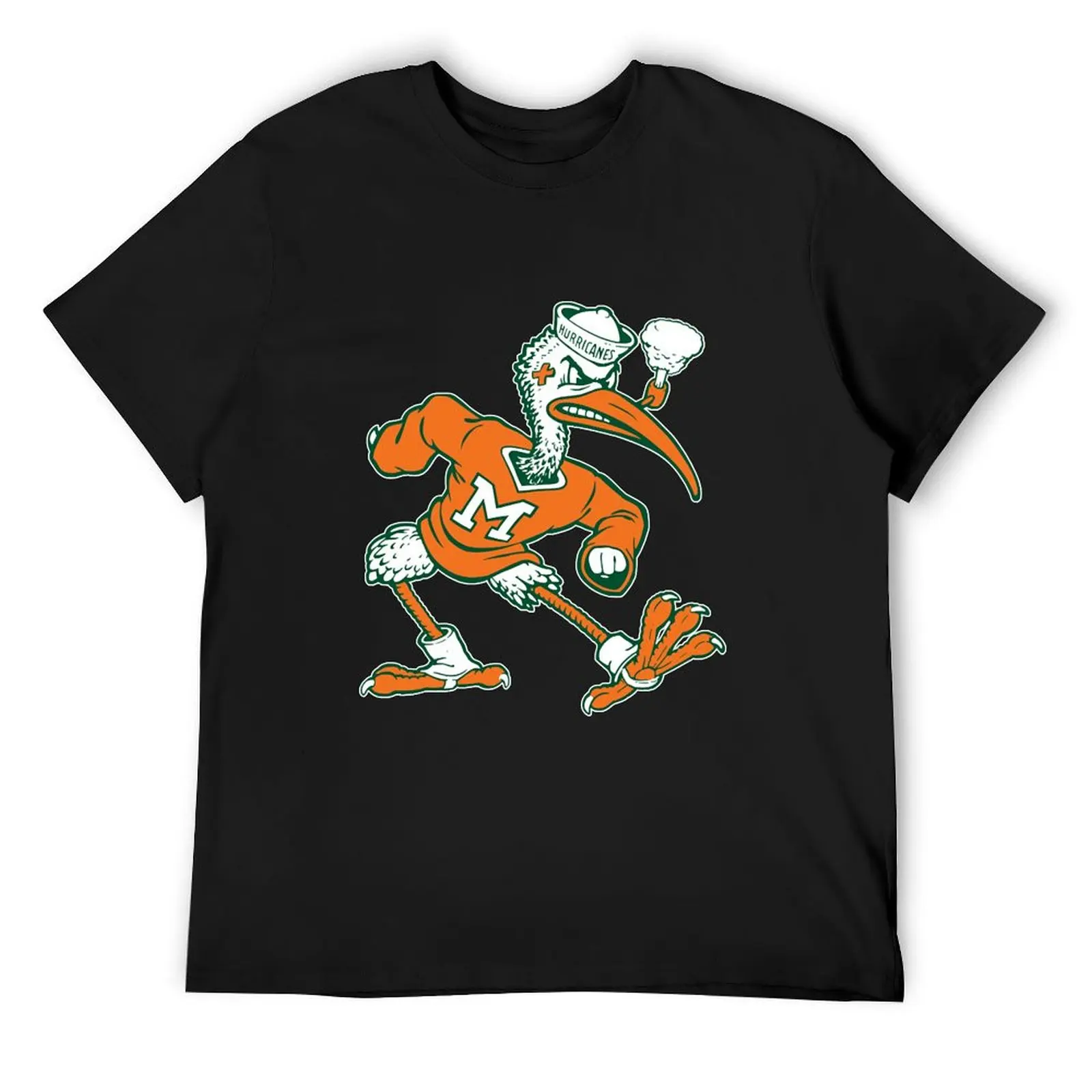 Vintage Sebastian Mascot of Univ. of Miami Mascot T-Shirt sublime plain quick drying man clothes mens shirts graphic tee