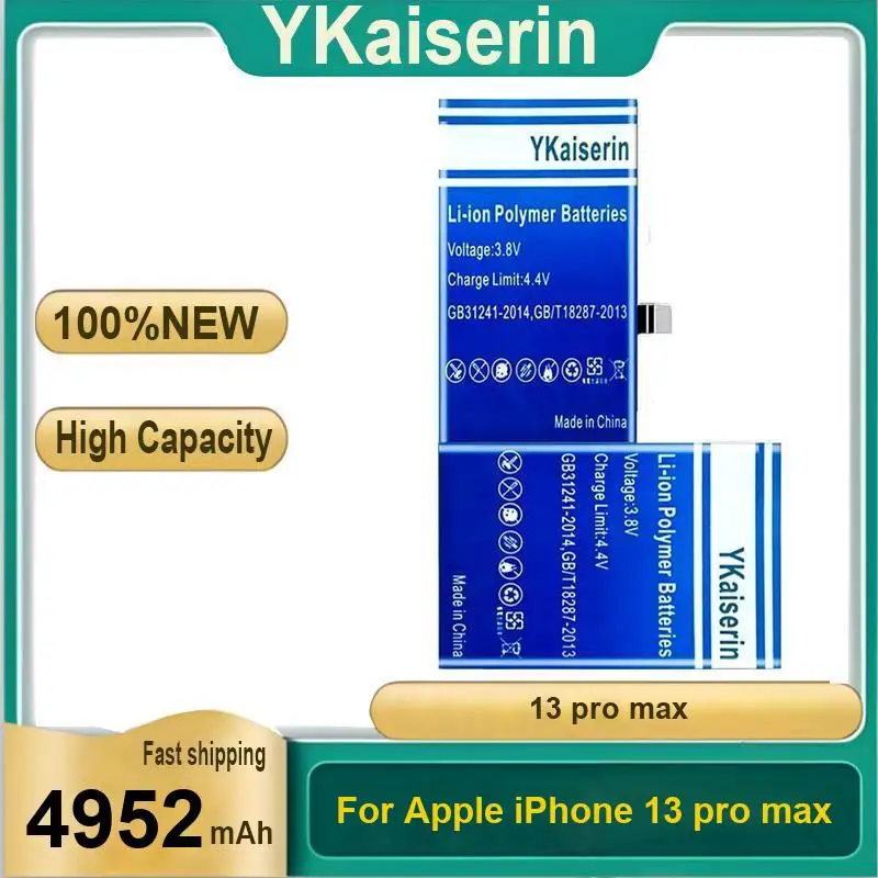 

Fast Shipping Mobile Phone Battery 4952Mah For Apple Iphone 13 Pro Max