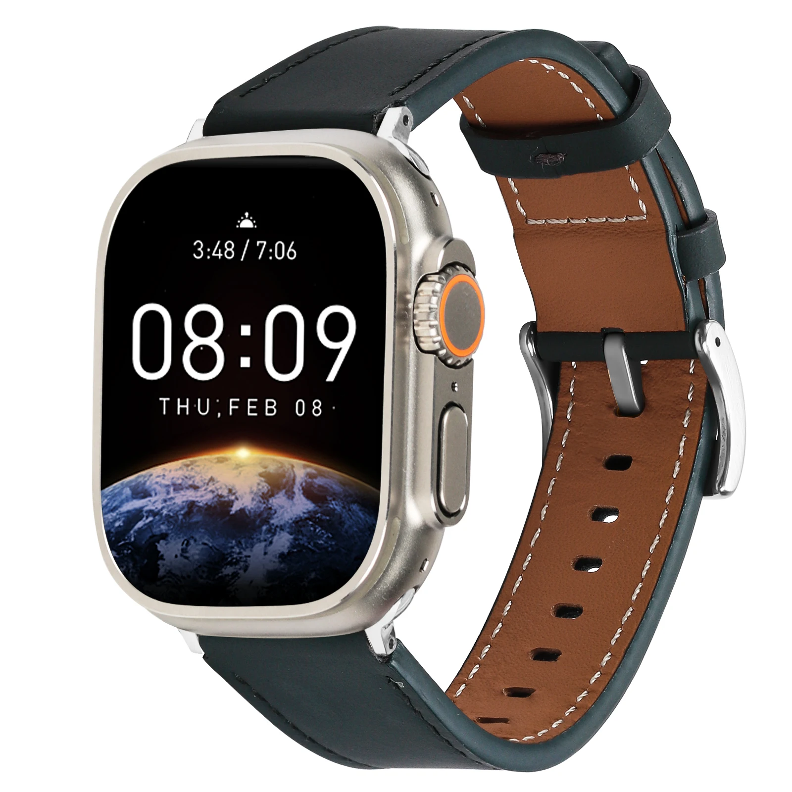 Bracelet pour Apple watch Ultra 49mm 44mm 40mm 46 42mm 41mm 45mm 38mm bracelet ceinture bracelet en cuir iWatch série 10 9 8 7 3 4 5 6 se 2