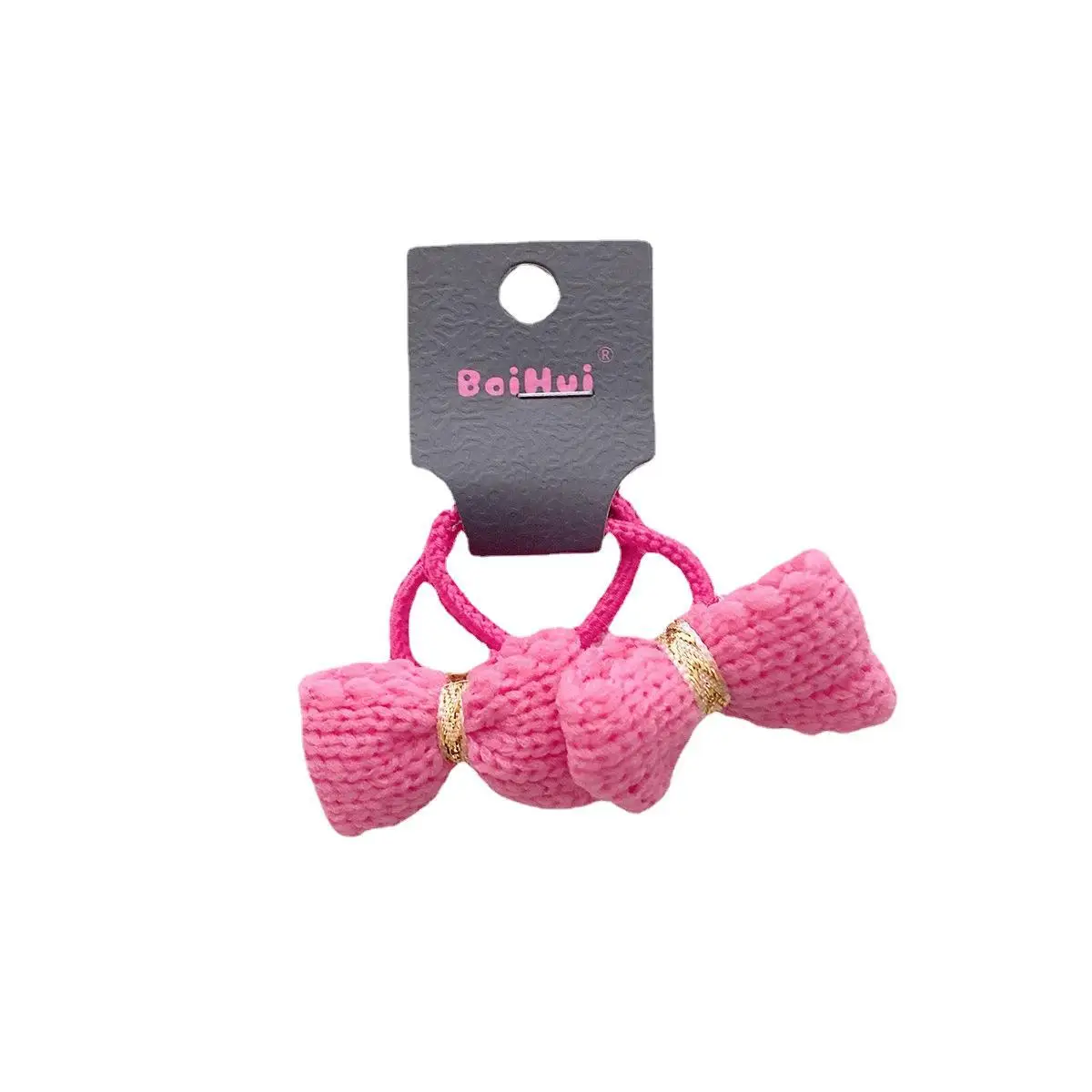 Elástico de cabelo grosso de inverno, faixas de cabelo coreanas de alta elasticidade, antiderrapante, cor doce, acessórios para cabelo de meninas