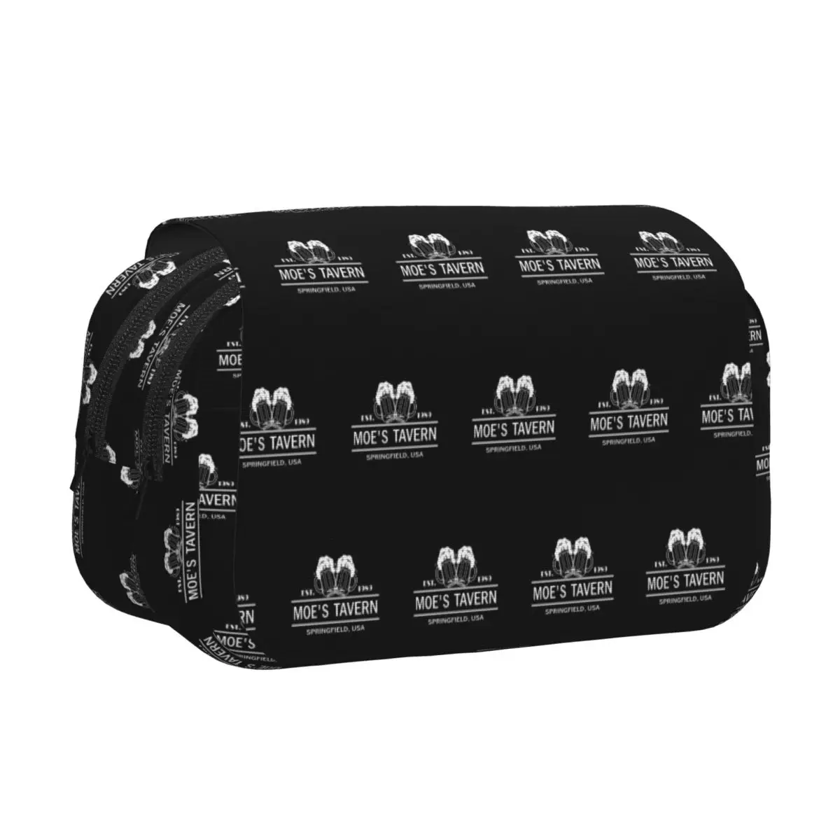 Simpsons Moe's Tavern Professional Quality Graphics Pencil Case Pencil Pouch Hard Shell Leather Big Capacity Pen Box Pencil Bag