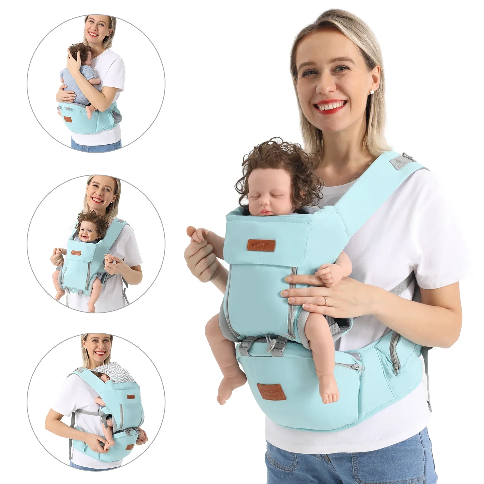 Newborn Baby Carrier Waist Stool Walkers T Sling Hold Waist Belt Backpack Hipseat Belt Kids Adjustable Infant Hip Seat Carriers