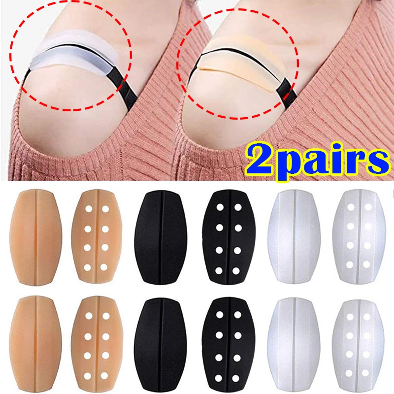 Silicone Bra Straps Anti-Slip Pads Underwear Soft Shoulder Pads Lingerie Belts Holder Cushions Women Intimate Accessories