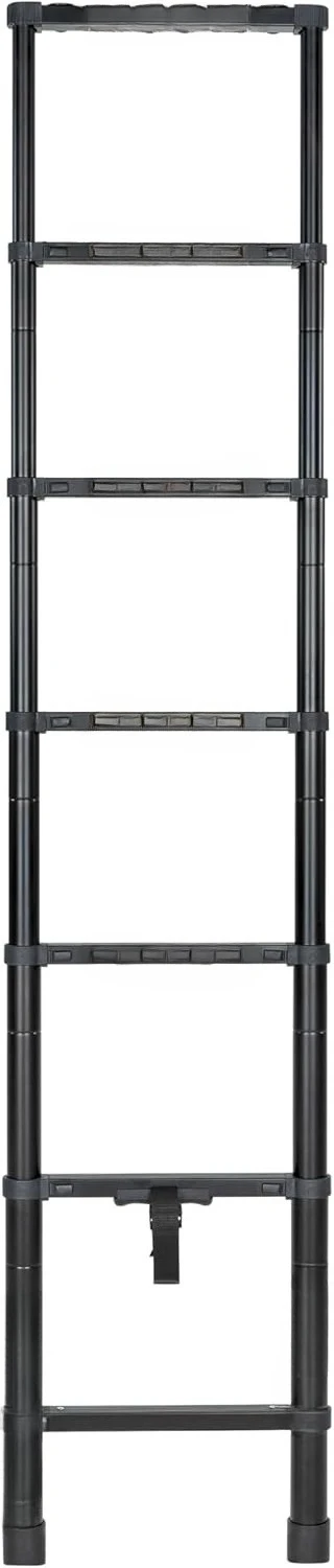 

Складная двухъярусная лестница для автофургона длиной 7 футов, 250 фунтов. Весовая способность, телескопическая конструкция, двумя гнездовыми креплениями