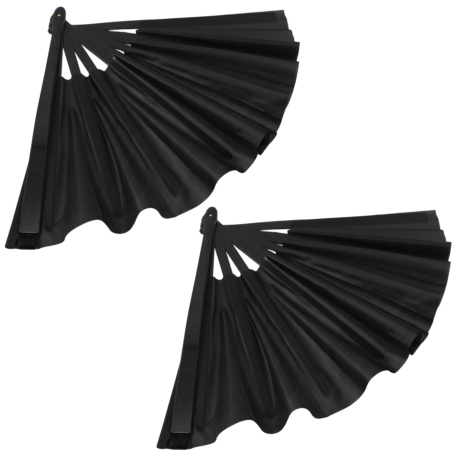 

2Pcs Taichi Handheld Fan Foldable Chinese Fans Kungfu Martial Art Dance Performance Festival Decorative Fans Taichi Kung Fu Fan