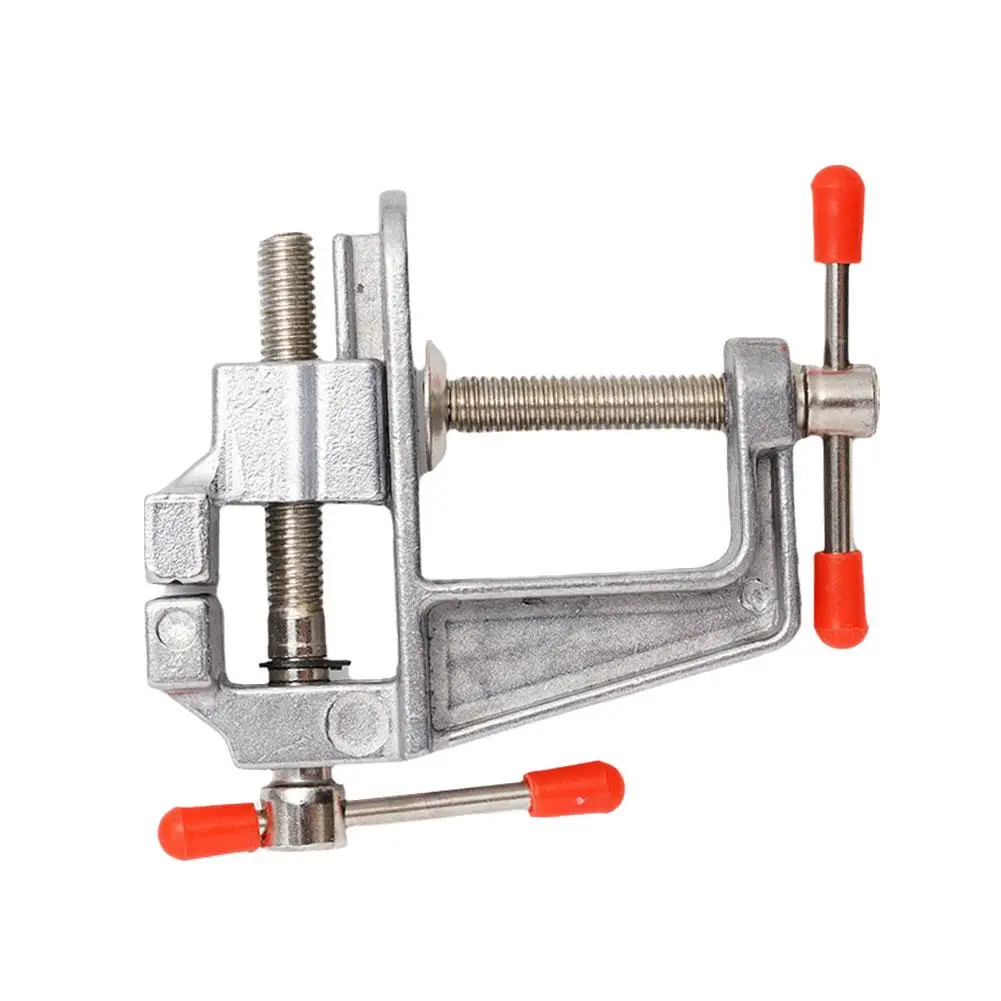 Aluminium Alloy Table Bench Clamp Vise Multi-functional Bench Vise Table Screw Vise for DIY Craft Mold Fixed Repair Tool