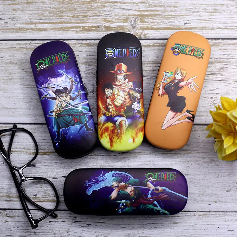 جديد قطعة واحدة أنيمي لوفي زورونامي الكرتون موضة كول بسيط دائم المحمولة المضادة للضغط صندوق نظارات بالجملة #1