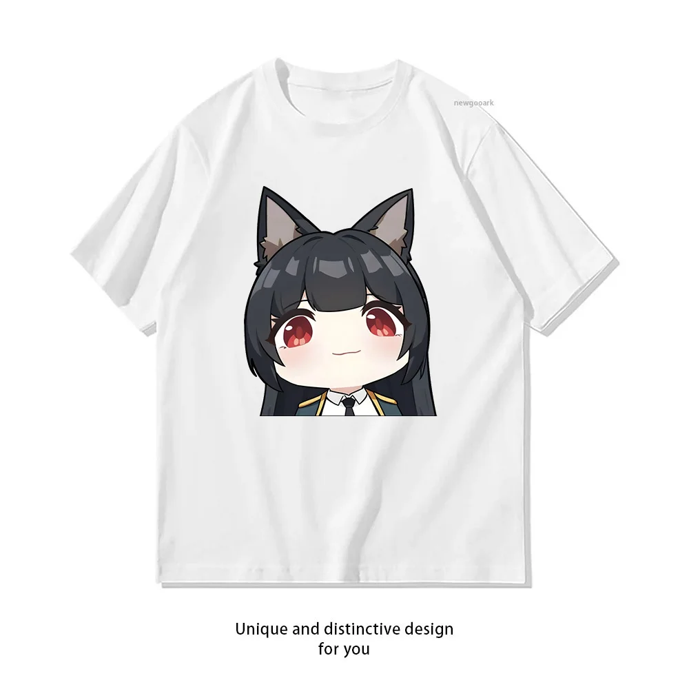 Miyabi ZZZ Meme Zenless Zone Zero Chibi Miyabi Meme Cute Hoshimi Miyabi Shirt Woman Man Casual Cotton Printed T Shirts Adult