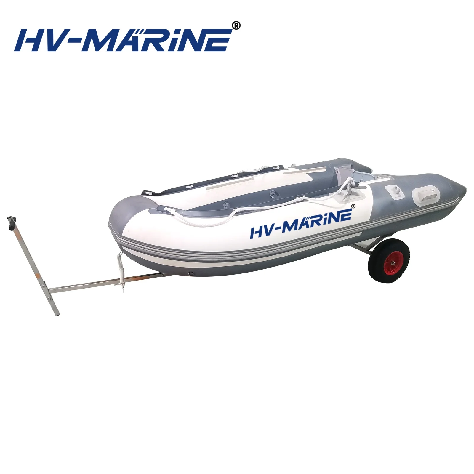 inflatable boat trailer  rubber boat trailer  fishing boat trailer Marine pull car  assault boat trailer