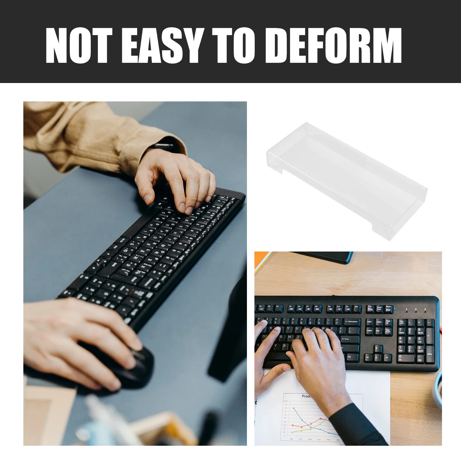 

1 шт. пылезащитный чехол для клавиатуры, прозрачный прочный акриловый защитный чехол для клавиатуры для 104 87 клавиш, водонепроницаемый защитный чехол