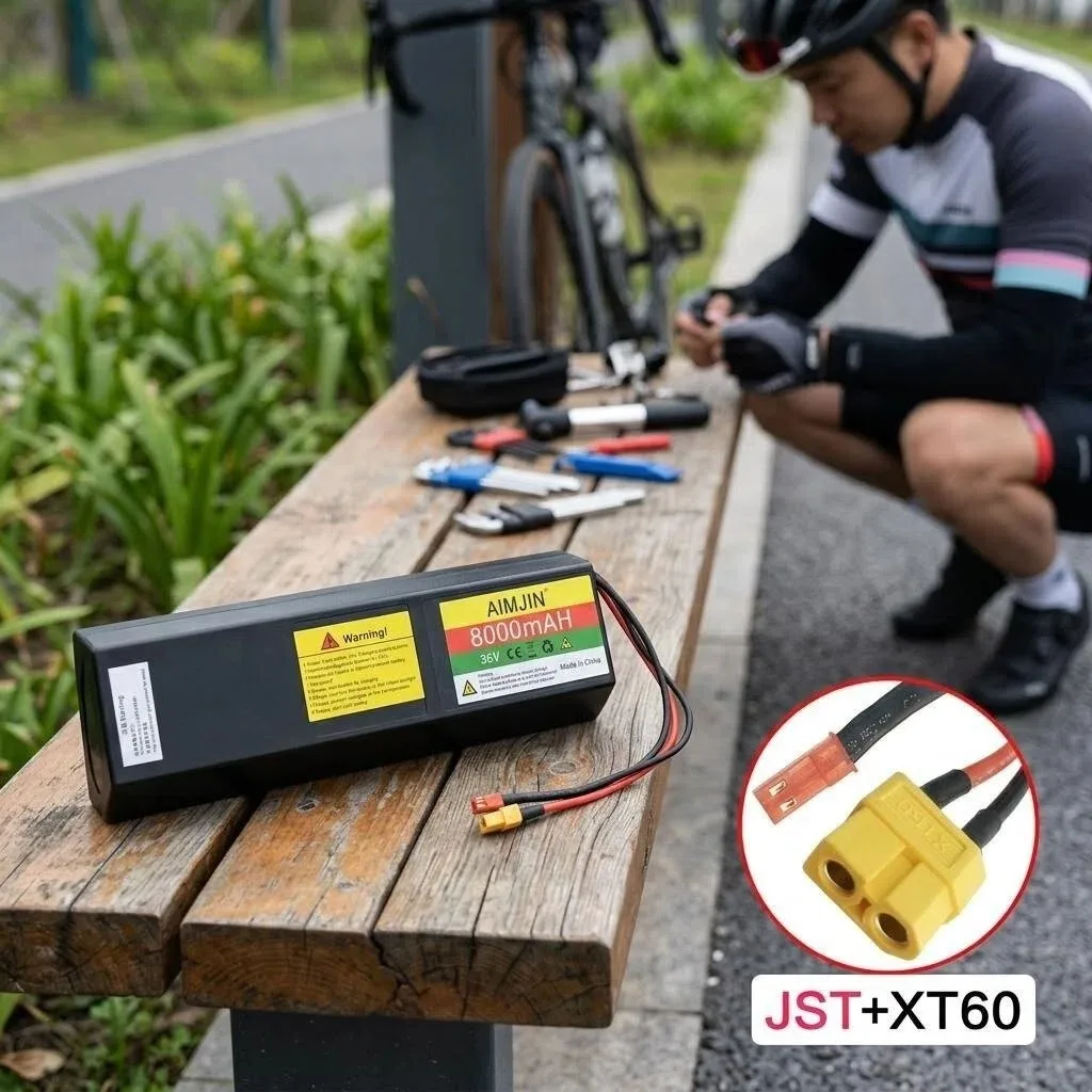 

Rechargeable Battery XT60+JST interface 36V 8000mAh 10S3P For KUGOO S1 S2 S3 Electric Scooters Lithium-Ion Battery Pack