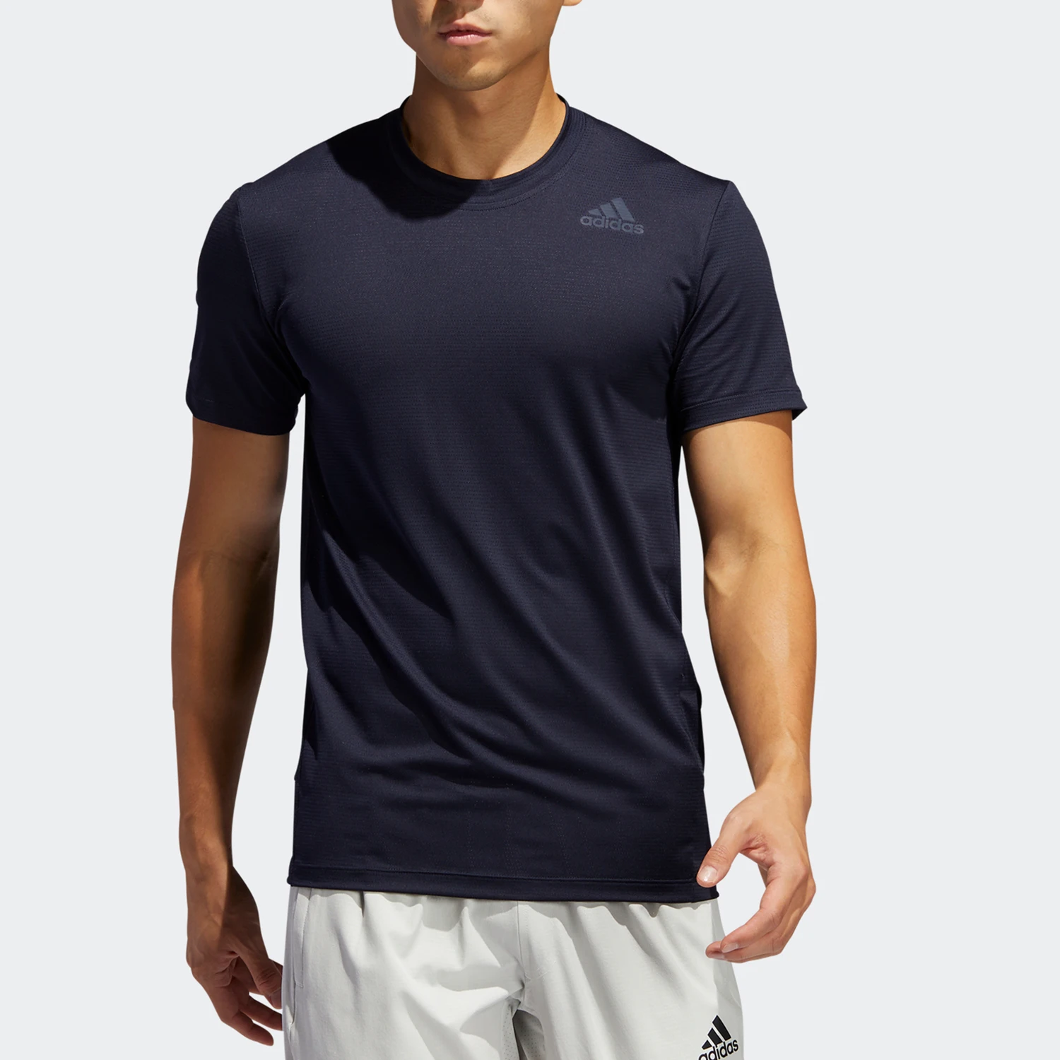 Adidas genuine new men's comfortable, breathable training sports short sleeved shirt FJ6133