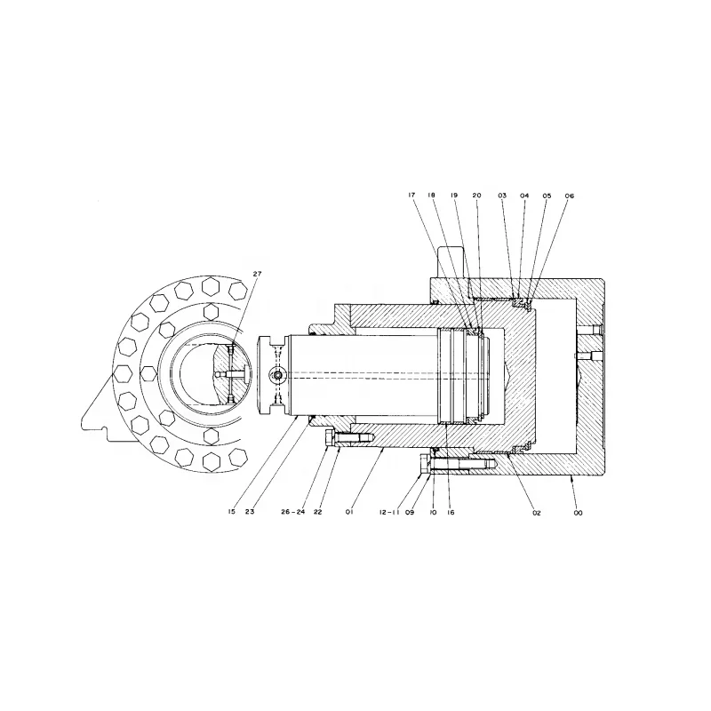 9064899 9064302 9195028 For 1900 Excavator Track Tensioner Front Wheel EX1800 Idler EX1800-2 Adjuster Cylinder