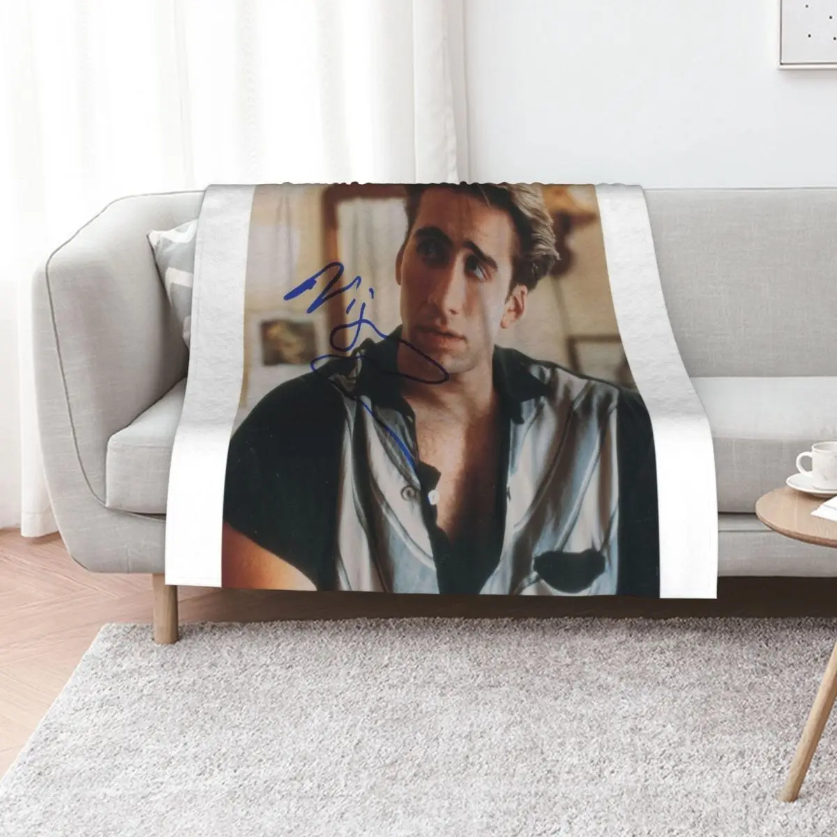 young nicolas nddeleng tembok Throw Blanket Cute Plaid Thermals For Travel sofa bed Sofa Quilt Picnic Luxury Brand Blankets