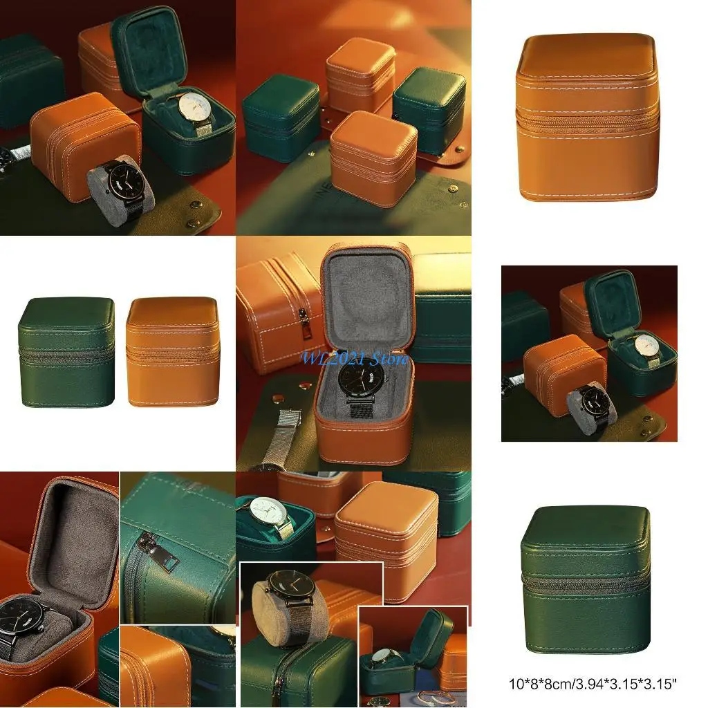 G5GC 가죽 시계 선물 상자 케이스 여행용 시계 보관용 단일 시계