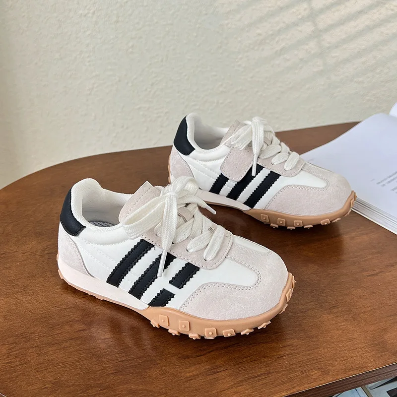 Ragazze all fashion scarpe da allenamento tedesche con suola morbida coreano contrasto colore sport stile casual traspirante leggero confortevole