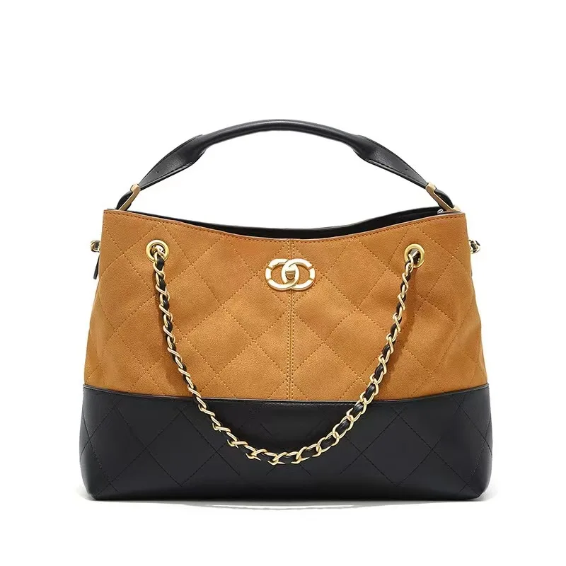 

2025 New Women's Chain Strap Handbag, Luxury Underarm Shoulder Bag, Elegant Top Handle Crossbody Purse for Daily Office & Dating