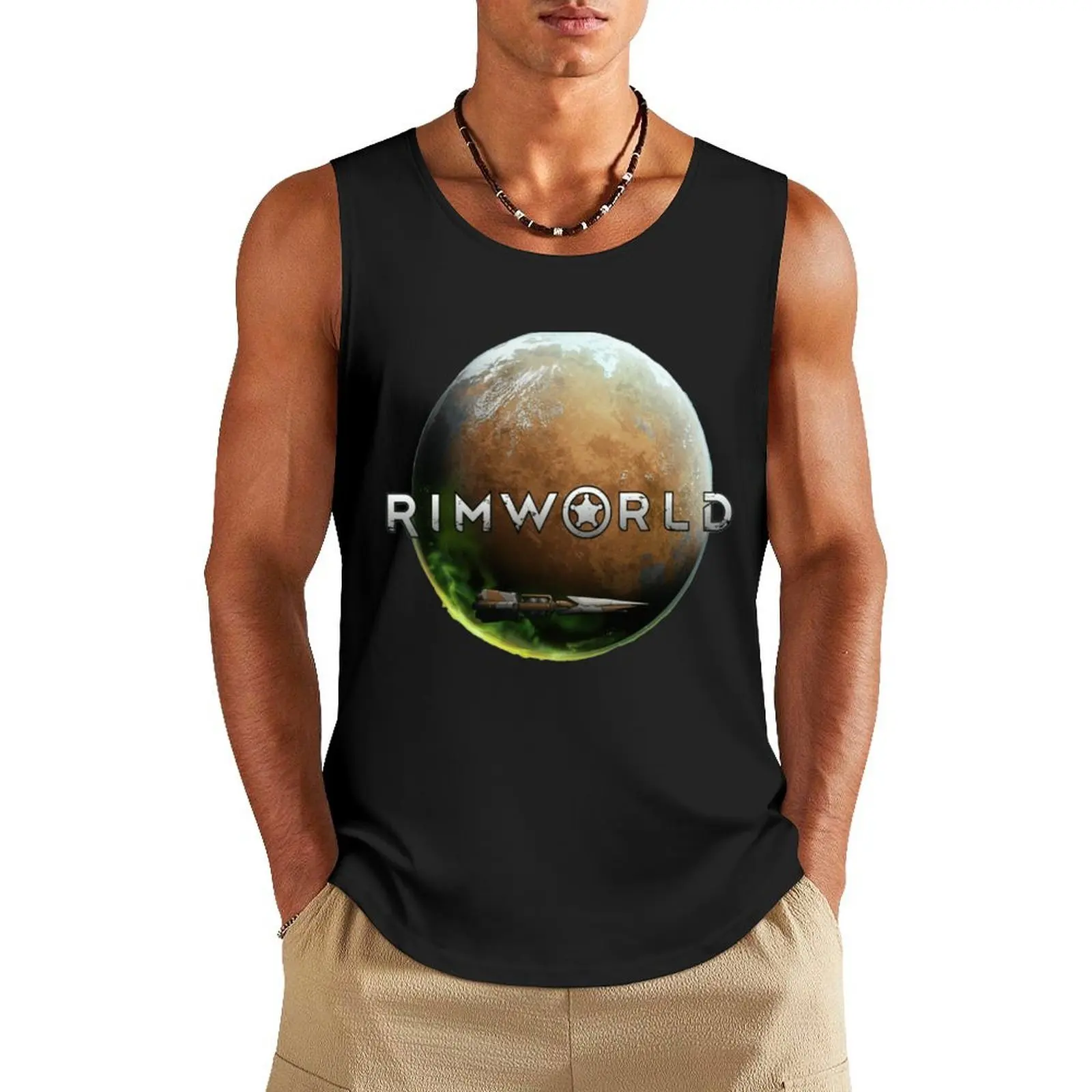 

Rimworld Tank Top T-shirt sports bodybuilding Men's fitness t-shirt sports vest