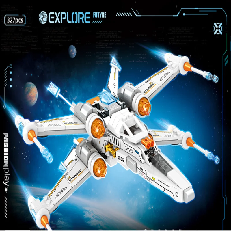 New Space Exploration Warships, Spacecraft Assembly Models, Puzzle Building Blocks, Toys, Christmas Gifts