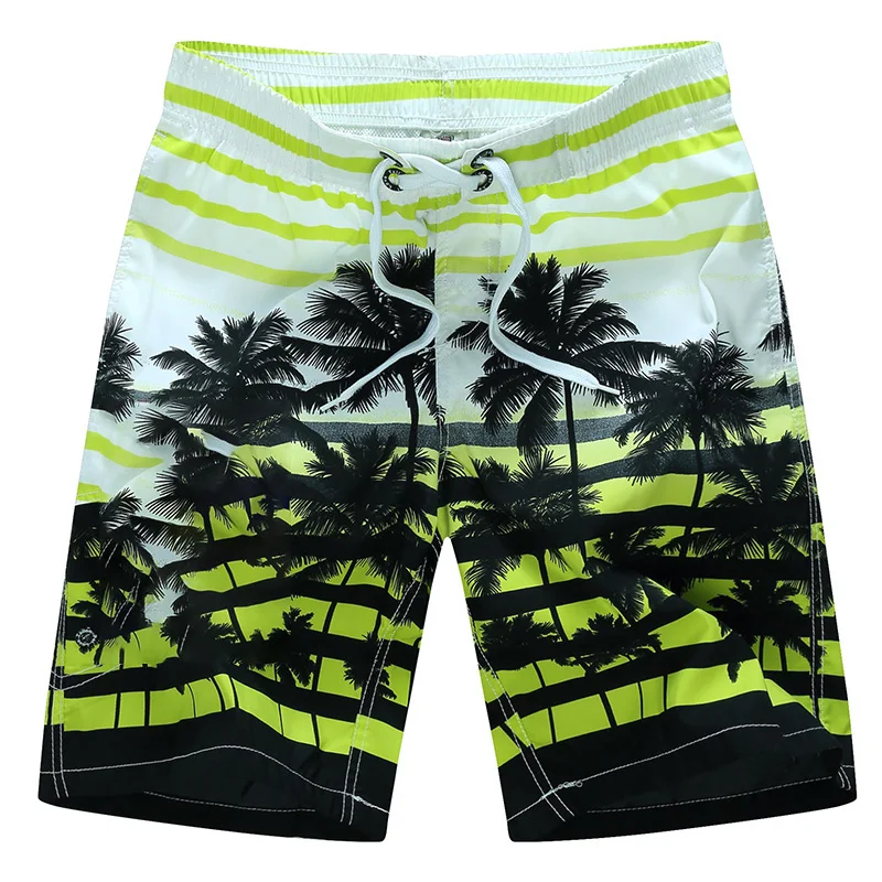 Coconut Tree Mens Swimwear Beach Shorts Surf Board Shorts Sportwear Pant Boy Short Swimsuit Kids Summer Briefs Swimming Trunks