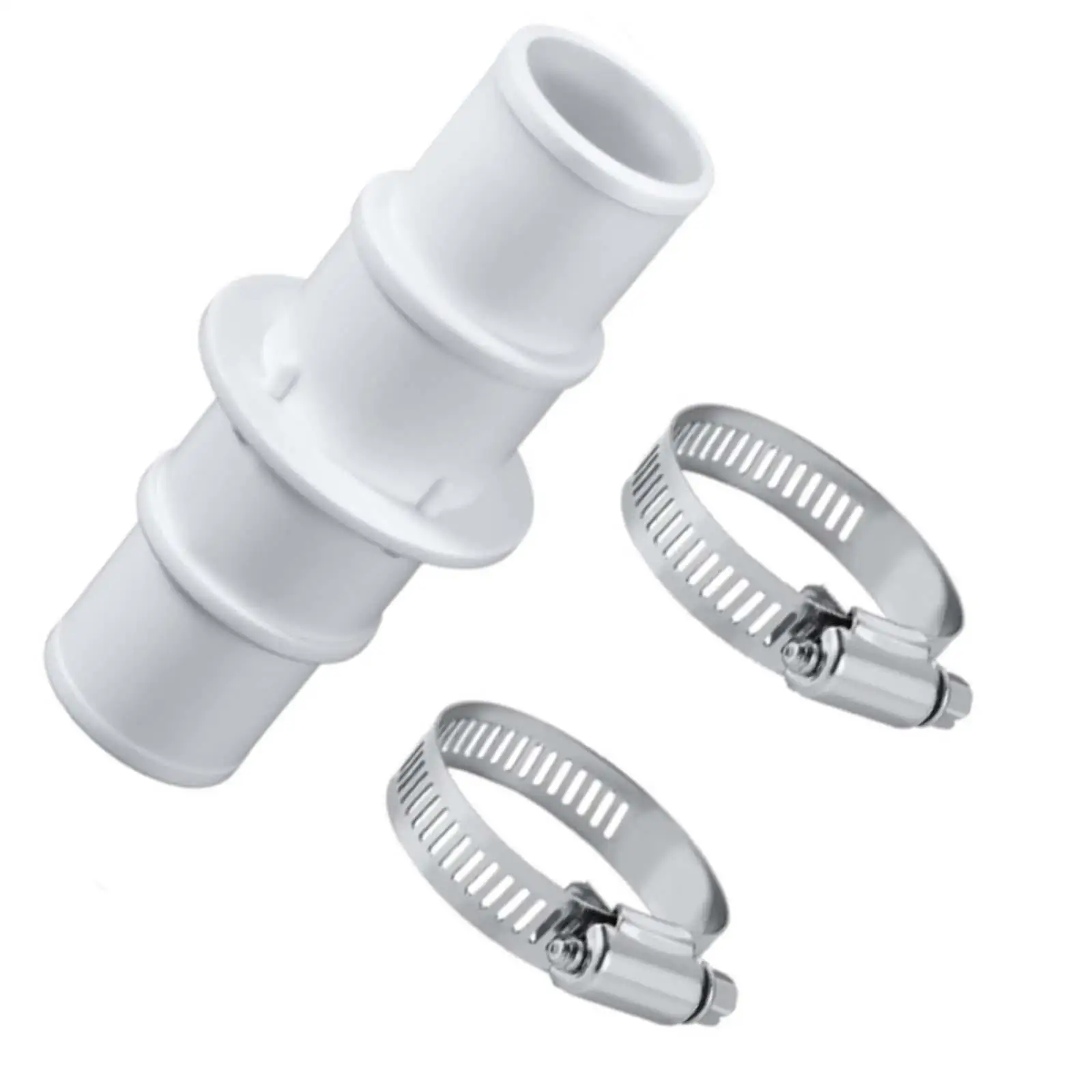 4xPool موصل الخرطوم اقتران محول 1-1/4 "أو 1-1/2" محول أجزاء المحمولة مع 2 خرطوم المشابك #2