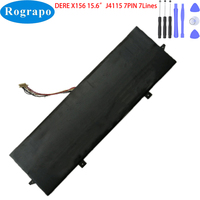 New 7.6V 4000mAh Laptop Notebook Battery For DERE X156 15.6”J4115 With 7 PIN 7 Wire Plug