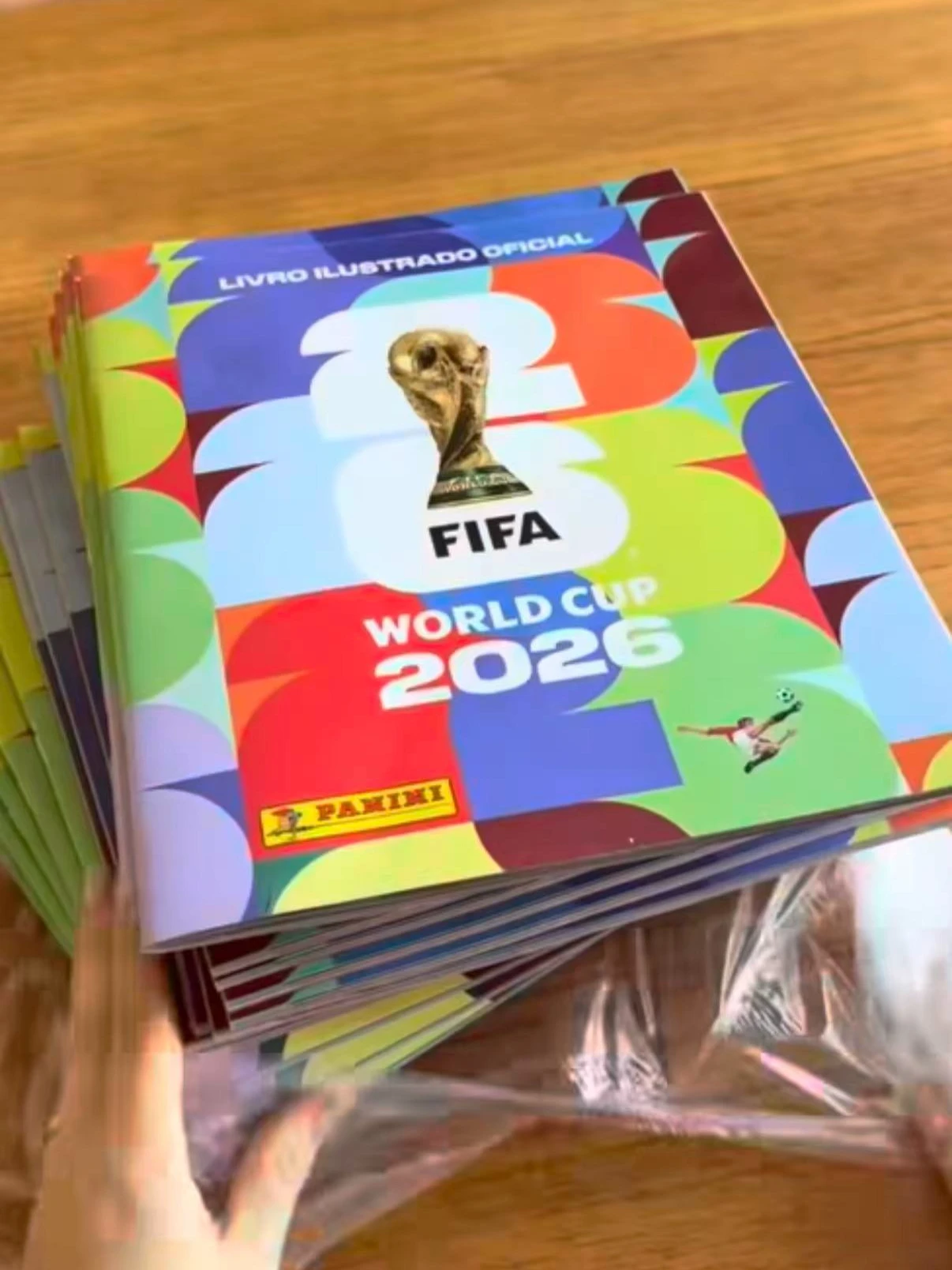 Panini 2026 World Cup Sticker Box Soccer Football Collectibles Player Sticker Complete Album Gift For Teen Football Fans