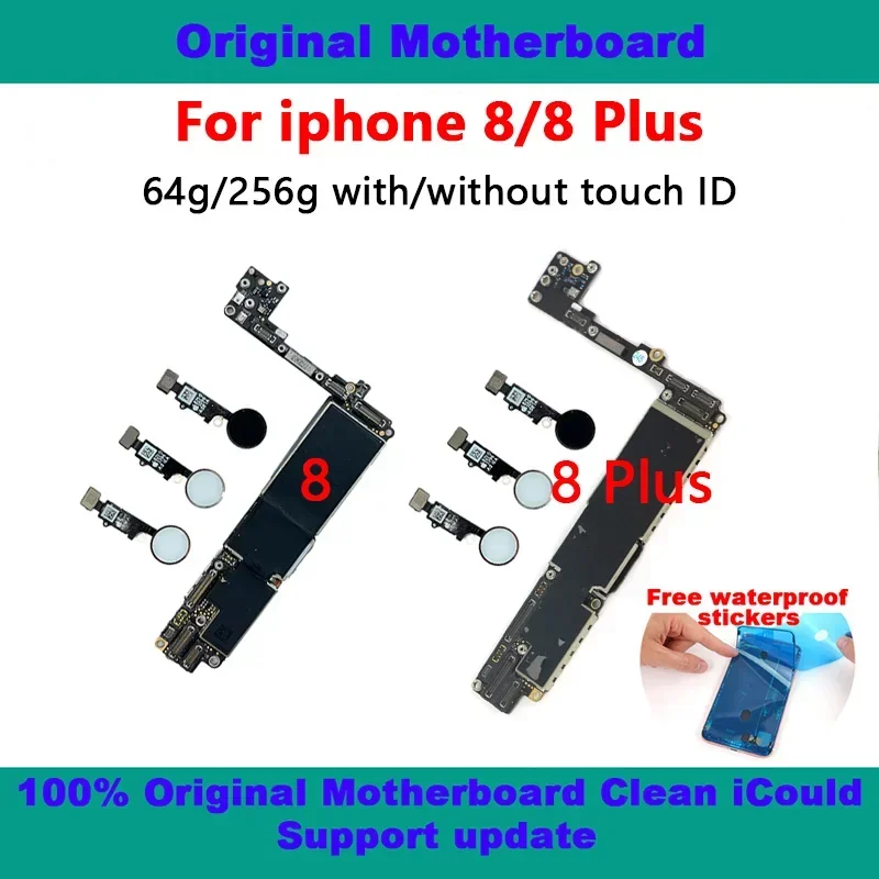 Original new unlocked 64GB 256GB motherboard for mother board motherboard Touch ID