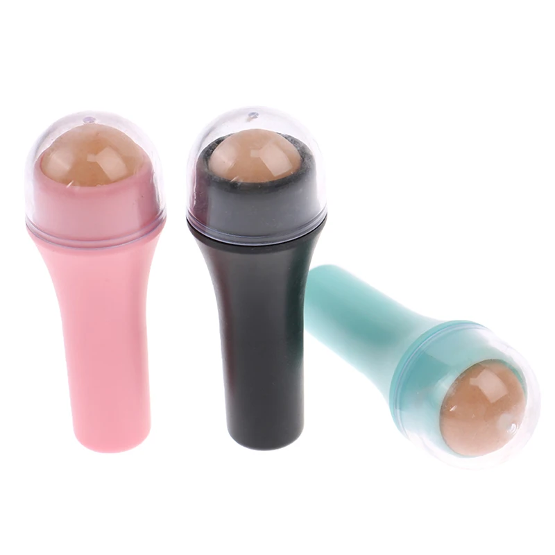 Face Oil Absorbing Roller Volcanic Stone T-zone Massage Stick Makeup Face Skin Care Tool Facial Cleaning Oil Roller