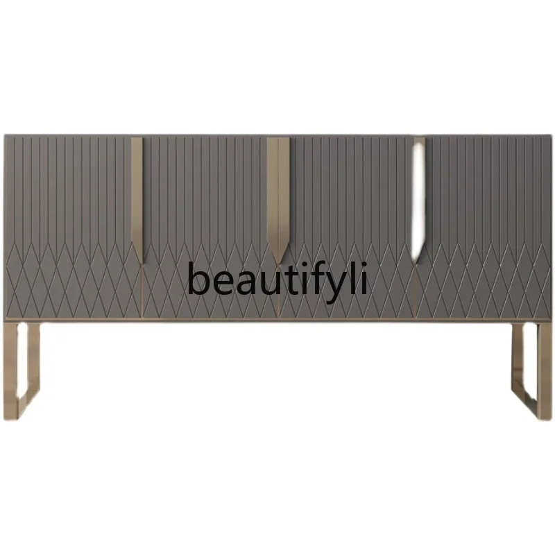 

ls 42Light luxury entrance decorative cabinet modern simple art dining side cabinet living room foyer cabinet designer quality