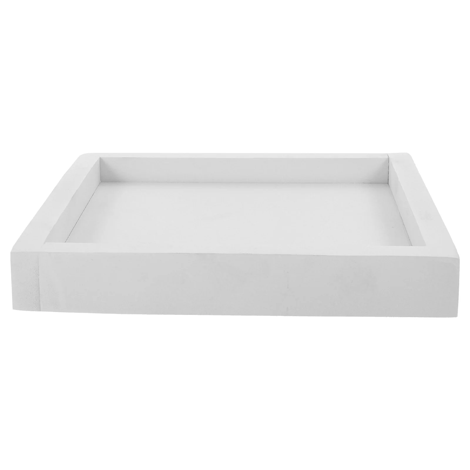 Vasi per piante da interno Vassoio quadrato per fioriera in cemento imitazione Piatto da giardino in vaso Acqua Addensare Grigio Bambino