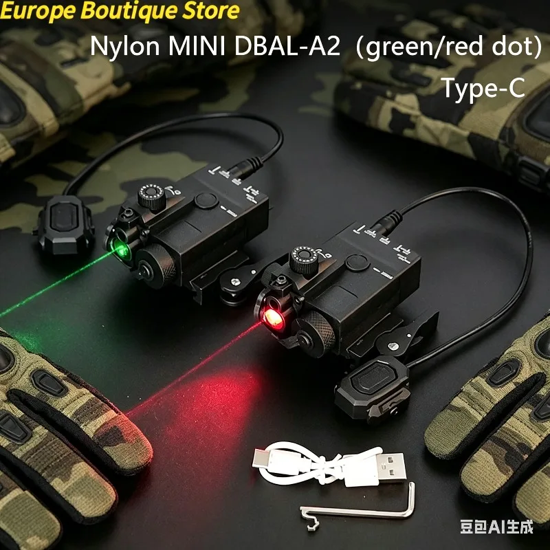 

Lightweight Nylon Red Green Dot Laser 2.5mm Aim Marker Fit 20mm Rail For AR15 M4 M16 AK Toy Gun