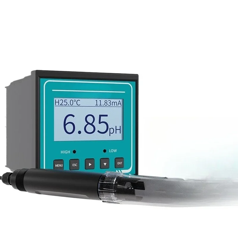 

Water quality analyzer Industrial sewage ph/orp value detector PH analyzer Online pH meter probe