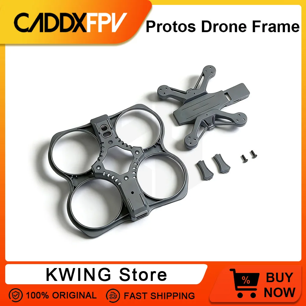 

CADDX Protos Drone Frame Ultra-lightweight Brushless Whoop 1.6inch Frame For CADDXFPV Protos