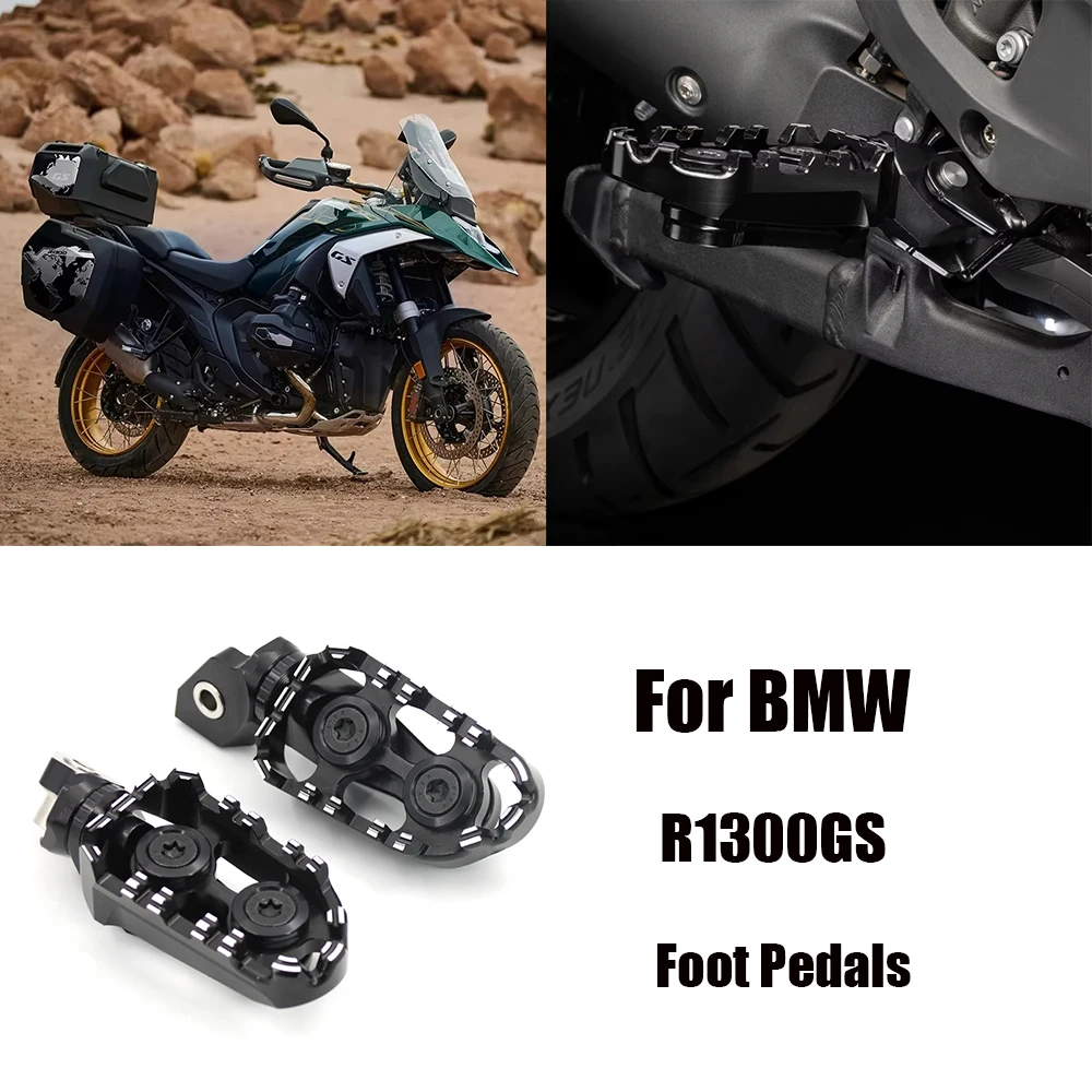 For BMW R 1300 GS Motorcycle Conversion Footpegs  Driver's Footrests R1300GS ADV 2023 2024  Foot Pedals Accessories