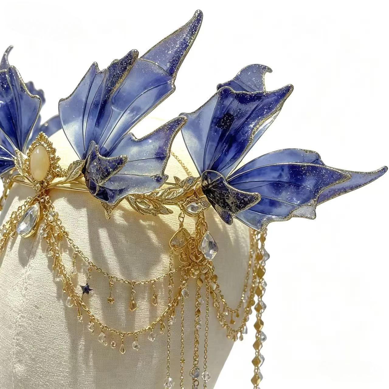 Elf Mermaid Hair Crown Hair Accessories Antique Fringed Western Regions Princess Jewelry Set