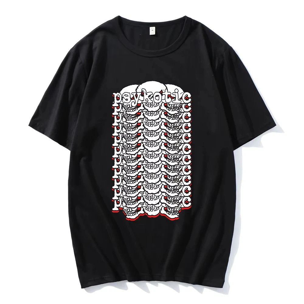 2026 OsamaSon Psykotic Red Logo Tshirts Streetwear Hip Hop Fashion Short Sleeve Loose Male T-shirt G